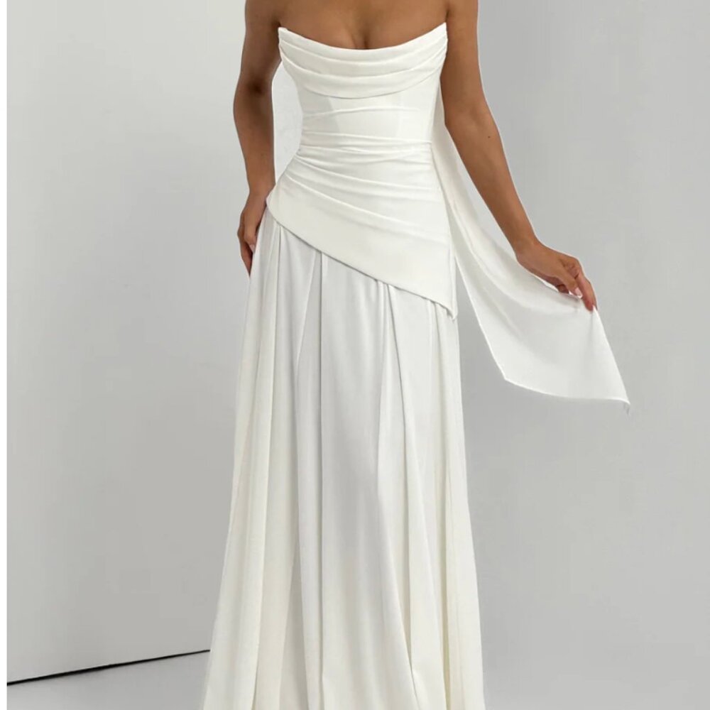 BabyBoo Patricia Maxi Dress - Ivory NWT